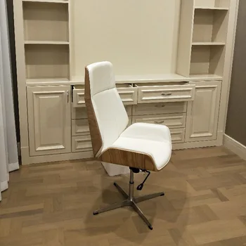 Современный простой офисный стул с высокой спинкой