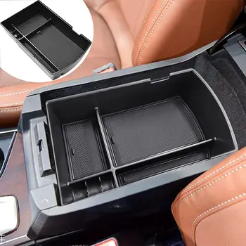 Органайзер на центральной консоли для Subaru Ascent 2019-2023, коробка для подлокотников, Аксессуары для интерьера, лоток для хранения вставок с держателем для монет