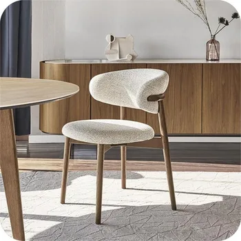 Роскошные Дизайнерские Стулья для столовой Из Белого Дерева Индивидуальный Современный Салонный Стул Для столовой Sillas Plegables Мебель для дома MQ50CY