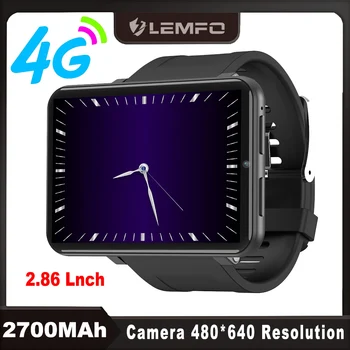 LEMFO LEMT Smartwatch 4G 2,86 Lnch Экран Смарт-часов Android 7,1 5-мегапиксельная камера Разрешение 480*640 2700 мАч Высокопроизводительные Часы