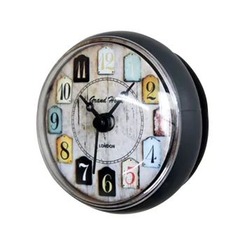 Водонепроницаемые часы, Круглый будильник для ванной, часы на присоске, подарок студентам, украшение для домашнего офиса, кухни