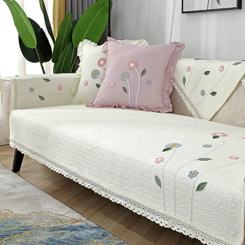 Современная минималистичная Подушка для дивана из чистого хлопка, Мягкое полотенце, Удобное Нескользящее, Благоприятное для кожи Украшение гостиной, полотенце для дивана