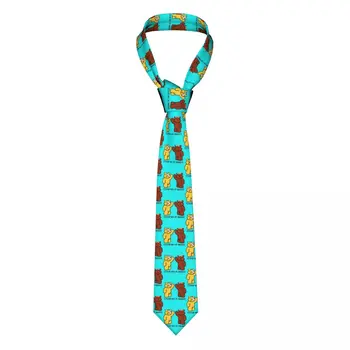 Мужской галстук Pudsey Bear Bee, Обтягивающий, 8 см, классические галстуки для мужских костюмов, аксессуары для галстуков, Свадебные аксессуары, реквизит для косплея