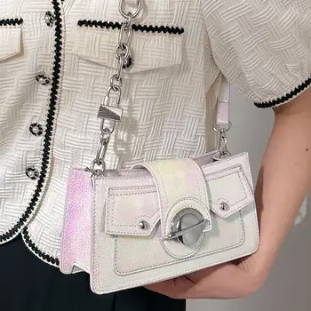 Новая лазерная голографическая женская сумка через плечо из искусственной кожи, сумки Cambridge, кошелек, Модный женский клатч, роскошная сумка через плечо