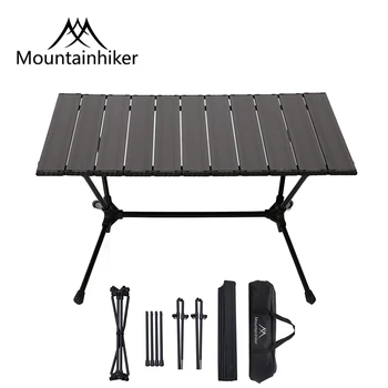 Портативный складной стол для кемпинга из алюминиевого сплава, регулируемый по высоте, стол для пикника и барбекю на открытом воздухе, Телескопический стол для путешествий