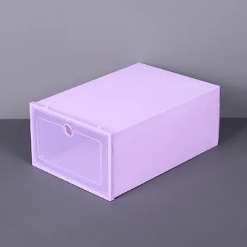 Пылезащитная коробка для обуви выдвижного типа, пластиковая, складывающаяся НА 25