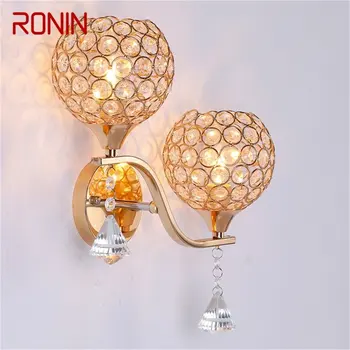 Настенные светильники RONIN, современные светодиодные две лампы, креативные роскошные украшения для домашнего прохода