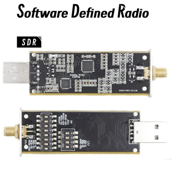 Panadapter SDR Receiver Многофункциональный Программно-определяемый радиоприемник Из Алюминия, Совместимый с частотой от 10 кГц до 2 ГГц для радиовещания