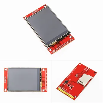 2,4-дюймовый TFT ЖК-модуль ILI9341 Драйвер с/Без Сенсорной микросхемы XPT2046 240 (RGB) * 320 Последовательный порт SPI (9 IO) для DIY R3 Raspberry PI