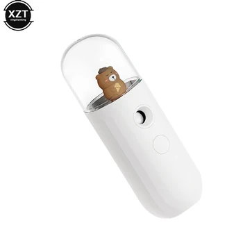 USB Перезаряжаемый Портативный Очаровательный Увлажнитель Воздуха Для Домашних Животных Ручной Умный Водяной Туманообразователь Мини-Увлажнитель Для Ароматерапии Лица На Пару