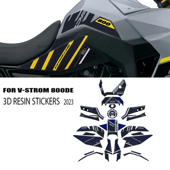 Для мотоцикла Suzuki V-STROM 800DE V-Strom 800 DE 2023 3D наклейка из эпоксидной смолы, защитная наклейка, набор наклеек