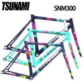 700c TSUNAMI SNM300 Набор Велосипедных Рам с Фиксированной Передачей 52 см 54 см Из Алюминиевого Сплава Гоночная Трасса Велосипедная Рама