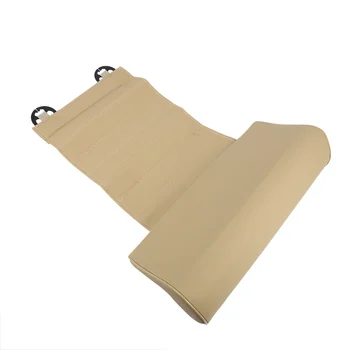 Универсальная автомобильная кожаная подставка для ног, удлинительный коврик, Кожаная подушка для ног, Наколенник с памятью бежевого цвета