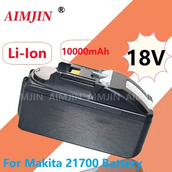 Для Makita 18V 10000mAh 21700 Аккумуляторная Батарея Электроинструментов со Светодиодной Литий-ионной Заменой LXT BL1860B BL1860 BL1850