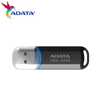 Флэш-накопитель ADATA USB 2.0 C906 Memory Stick 8GB 16GB 32GB 64GB USB-Накопитель Белый Черный Мини Портативный U-Накопитель Для Компьютера