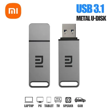 Новый высокоскоростной флеш-накопитель XIAOMI USB 3.1 объемом 2 ТБ, металлический водонепроницаемый USB-накопитель Type-C для компьютера ps4 Usb memories