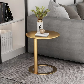 Стол, роскошный Маленький круглый стол, Простая мебель для гостиной, журнальный столик, прикроватный мини-столик