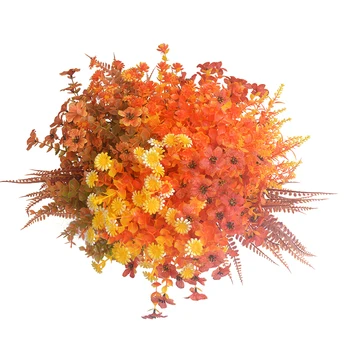 Оранжево-красная Лаванда, Фиалка, Персидский лист, Орхидея, Эвкалипт, Дикая горная Хризантема, Осенний цветок для моделирования на открытом воздухе