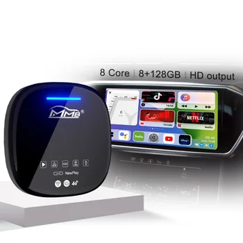 JoyeAuto 8 + 128 ГБ Беспроводной CarPlay Magic Box Портативный Автомобильный Игровой Адаптер MMB Wireless CarPlay Ai Box Онлайн YouTube Netflix