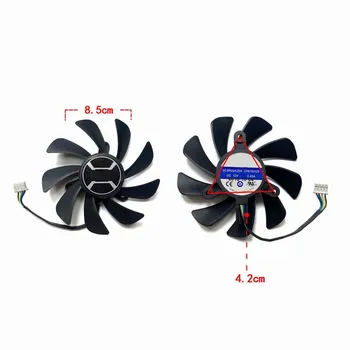 Охлаждающий вентилятор DC бесщеточный 12V 0.4A Вентилятор охлаждения видеокарты для ASL GTX1660 1660ti 6GB ITX аксессуары Вентилятор охлаждения видеокарты