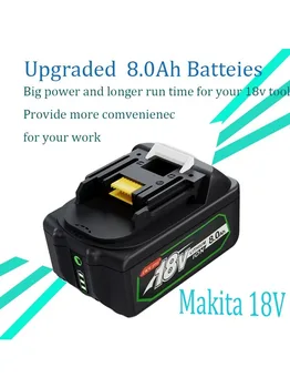 совершенно новый аккумулятор M18V для Аккумуляторных Дрелей makita bl1850B li-ion 18v 6Ah BL1840B BL1860 BL1890 BL1815 BL1830 BL1835