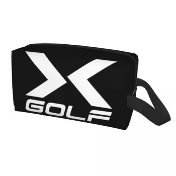 Индивидуальная сумка для туалетных принадлежностей с логотипом Golf X для женщин, косметический органайзер для макияжа, чехол для косметического набора для хранения женской косметики