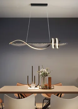 2023 новая люстра в столовой современный минималистичный обеденный стол в скандинавском стиле светодиодная люстра для украшения квартиры люстра люстра люстра