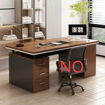 Выдвижные бытовые офисные столы Компьютерный стол для сотрудников Офисные столы для персонала Boss Комбинированная рабочая мебель Escritorios QF50OD