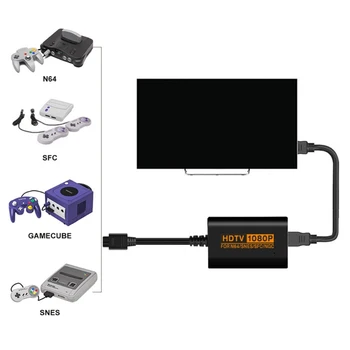 Конвертер Видеоадаптера 1080P для игровой консоли для N64 / SNES / для SFC/