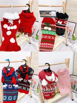 Одежда для домашних животных 2022, осенне-зимние новые свитера для четвероногих, разноцветная одежда для домашних животных, свитер для собак