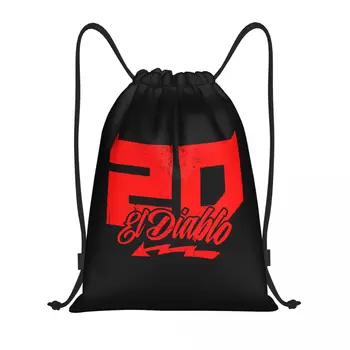 Изготовленная на заказ сумка Fabio Quartararo на шнурке для тренировок, рюкзаки для йоги, Женские Мужские спортивные сумки для спортзала