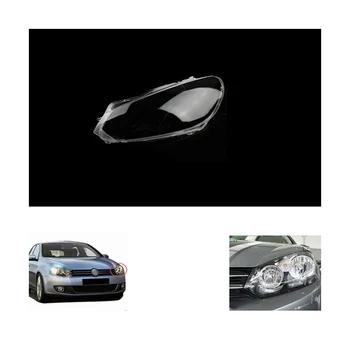 Крышка правой фары автомобиля Абажур лампы головного света Прозрачный абажур Корпус лампы Пылезащитный чехол для VW Golf 6 MK6 2010-2014