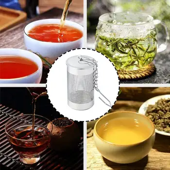 Заварочный чайник с застежкой на крышке Прочный и долговечный заварочный чайник для рассыпного листового чая с надежной крышкой Ситечко для чая из нержавеющей стали