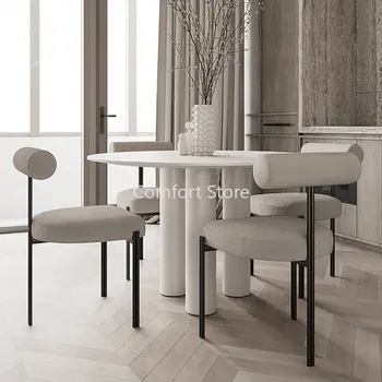 Роскошный Современный обеденный стул для ресторана Минималистского дизайна Relax Banquet Party Chair Vanity Sillas Para Comedor Furniture WK50DC