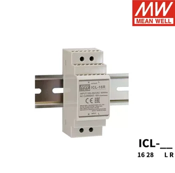 Импульсный источник питания MEAN WELL ICL-16 с ограничителем пускового тока переменного тока R: Тип DIN-рейки L: линейный тип 180 ~ 264VAC / 23A