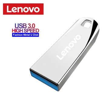 Lenovo 2TB Usb 3.0 Флэш-Диск Металлический Высокоскоростной Флешка 512GB/1T Портативный Интерфейс U-диска Водонепроницаемый Адаптер Памяти TYPE-C