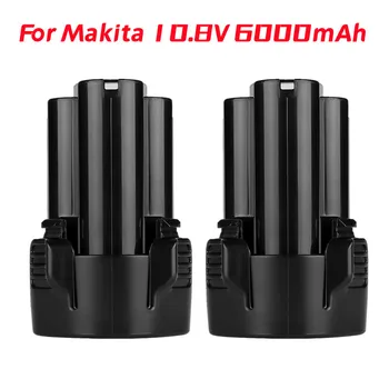 6000 мАч 10,8 В Литий-ионный аккумулятор для Makita 10,8 В аккумулятор BL1013 BL1014 194550-6 194551-4 DF030D Подходит для инструментов Makita 10,8 В