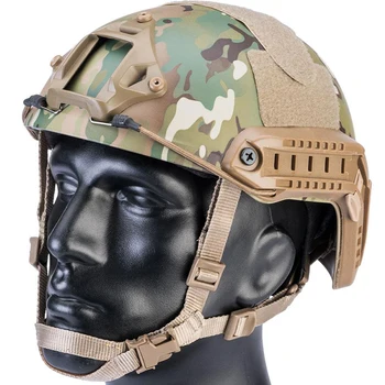 Быстрый тактический шлем типа MH с регулировкой шеи и подушкой EPP, кожухом из сплава NVG и кожаным ремешком для подбородка для пейнтбольной охоты