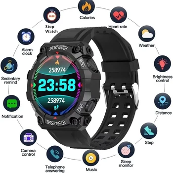 Новые Смарт-часы FD68S для мужчин и детей Bluetooth Smartwatch с сенсорным экраном IP68, фитнес-браслет, спортивный Фитнес-смарт-браслет для IOS Android