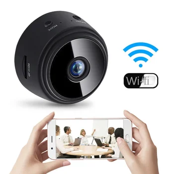 Мини-камера WiFi A9, Беспроводной мониторинг, Удаленный монитор безопасности, Видеокамеры, Видеонаблюдение, Умный дом