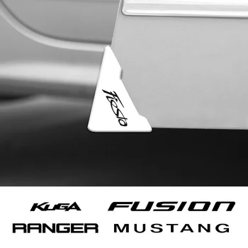 Для Ford Fiesta Fusion Ranger Kuga Escape Edge 2ШТ Угловая Крышка Двери Автомобиля Отделка Наклейки Защита От Царапин Автоаксессуары