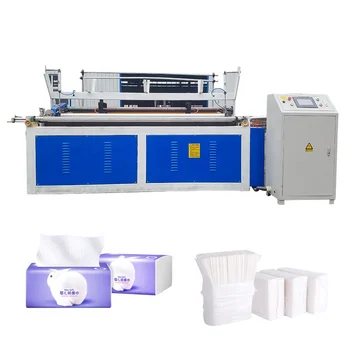 YG Полностью автоматическое оборудование для производства салфеток для складывания бумаги Система управления PLC Машина для изготовления двойных салфеток для стола