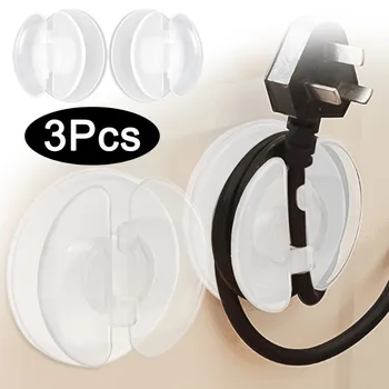 Устройство для намотки прозрачного кабеля Портативный USB-органайзер для проводов передачи данных Управление шнуром питания бытового самоклеящегося кухонного электроприбора