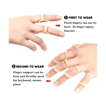 5 Шт. шина для пальцев на спусковом крючке, поддержка и защита при артрите, выпрямление пальцев, скоба для пальцев с молотком