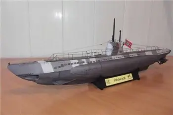 Масштаб 1: 100 Германия U-141 U-boot type IID НАБОР моделей из бумаги ручной работы
