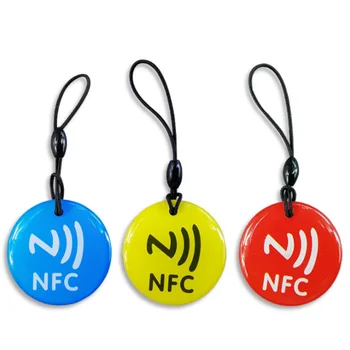 5 шт./лот Водонепроницаемая 3-цветная кристаллическая эпоксидная NFC-метка Ntag213 для всех телефонов NFC