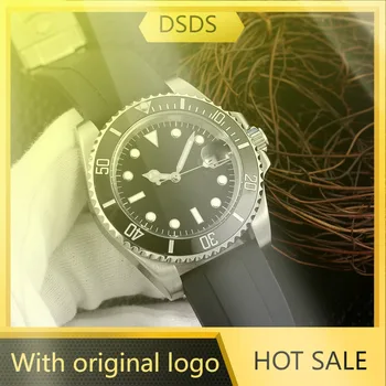 Мужские часы Dsds 904l из нержавеющей стали с автоматическим механическим керамическим кольцом для часов 40 мм-RLX