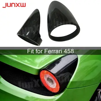 Накладка заднего фонаря багажника из углеродного волокна для Ferrari 458 2011-2014 FRP, капоты ламп, автомобильные аксессуары
