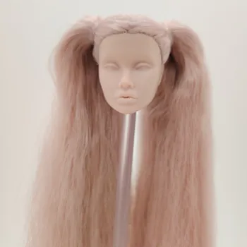Королевская особа моды Поппи Паркер, японская кожа, розовые волосы, обрезанные в масштабе 1/6, целостность кукольной головы