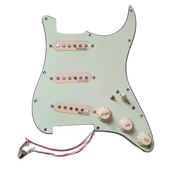 Набор накладок для гитары с улучшенной загрузкой SSS Многофункциональный переключатель Звукоснимателей с одной катушкой 7-позиционный переключатель для гитары Fender Stratocaster